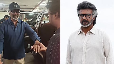 ரசிகர்களுடன் தியேட்டரில் “ஜெயிலர் 2” பார்த்த ரஜினி