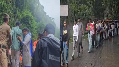 மேட்டுப்பாளையம் - உதகை மண்சரிவு; 150-க்கும் மேற்பட்ட கேரள மாணவர்கள் பாதுகாப்பாக மீட்பு