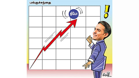 பங்குச்சந்தையில் ஜியோவின் மகத்தான சாதனை