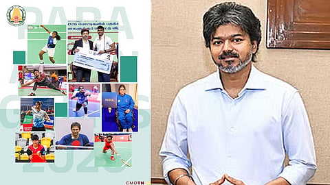 பாரா ஆசிய விளையாட்டில் பதக்க வேட்டை: தமிழ்நாட்டு வீரர், வீராங்கனைகளுக்கு முதல்-அமைச்சர் விஜய் வாழ்த்து