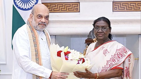 ஜனாதிபதி முர்மு உடன் உள்துறை மந்திரி அமித்ஷா சந்திப்பு