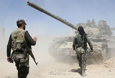 சிரியாவில் கிளர்ச்சியாளர்கள் வசமுள்ள பகுதியில் ரசாயன தாக்குதல்; 70 பேர் பலி