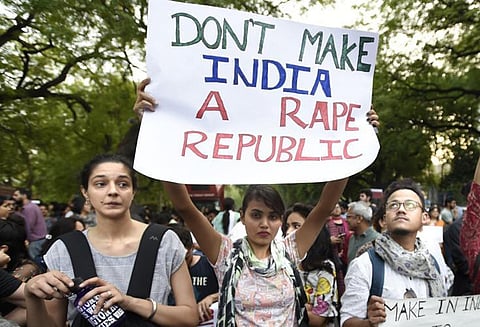 கத்துவா, உனாவ் கற்பழிப்புகள்: இந்திய அமெரிக்கர்கள் போராட்டத்தில் ஈடுபட்டனர்