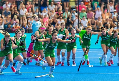 பெண்கள் உலக கோப்பை ஆக்கி: இறுதிப்போட்டியில் அயர்லாந்து, நெதர்லாந்து அணிகள்