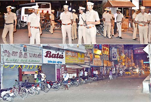 தி.மு.க. தலைவர் கருணாநிதி மரணம்: கடலூர், விழுப்புரம் மாவட்டத்தில் கடைகள் அடைப்பு