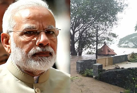 மழை வெள்ளத்தால் பாதிக்கப்பட்டுள்ள கேரளாவுக்கு தேவையான உதவிகள் செய்யப்படும்: பிரதமர் மோடி உறுதி