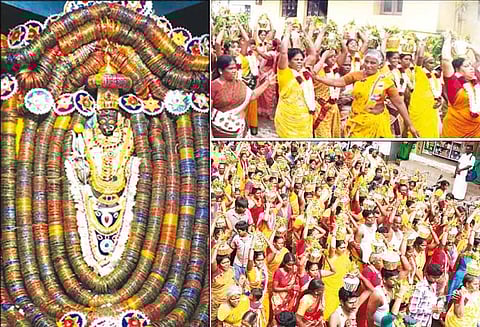 ஆடி கடைசி வெள்ளியை முன்னிட்டு அம்மன் கோவில்களில் சிறப்பு வழிபாடு