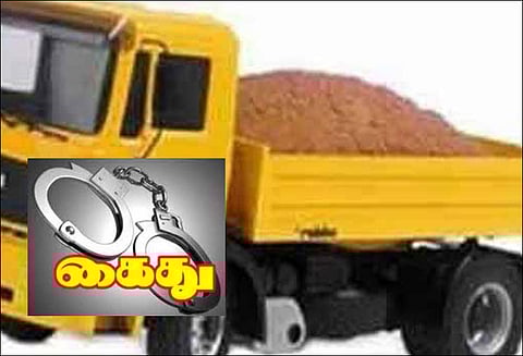 ஆந்திராவில் இருந்து சென்னைக்கு மணல் கடத்திய 7 பேர் கைது 22 லாரிகள் பறிமுதல்