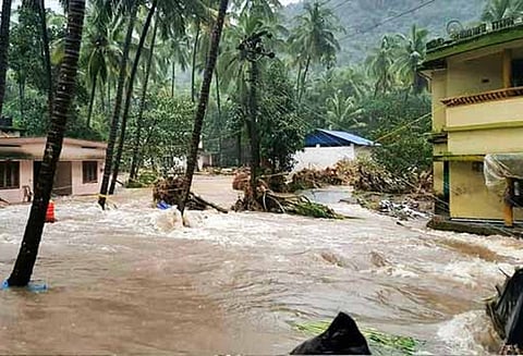 கேரளாவில் வெள்ள பாதிப்பு: 8 டன் உணவு பொருட்கள் சேகரிப்பு லாரிகள் மூலம் அனுப்பி வைக்கப்பட்டது