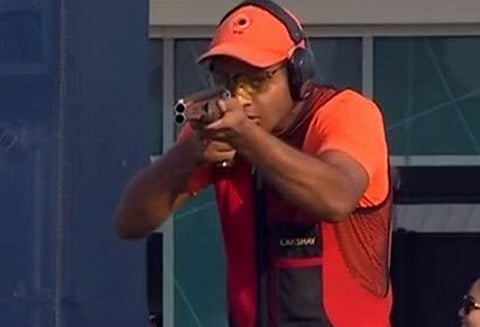 ஆசிய போட்டிகள்; ஆடவர் துப்பாக்கிச்சுடுதல் டிராப் பிரிவில் இந்தியாவுக்கு வெள்ளி