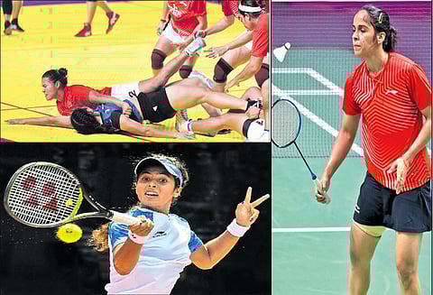 பேட்மிண்டன் அணிகள் பிரிவில் இந்தியா தோல்வி: ஆண்கள் கபடி அணிக்கும் அதிர்ச்சி