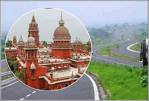 சென்னை-சேலம் 8 வழி பசுமைச்சாலை திட்டத்துக்கு கையகப்படுத்தப்படும் நிலத்தின் உரிமையாளரை வெளியேற்ற தடை