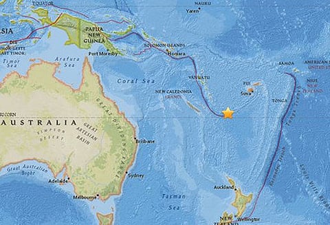 பசிபிக் பெருங்கடலில் சக்தி வாய்ந்த நிலநடுக்கம்; 3 தீவுகளுக்கு சுனாமி எச்சரிக்கை