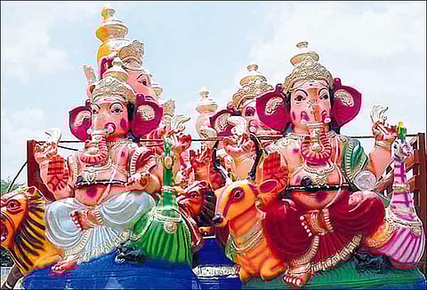 13 இடங்களில் விநாயகர் சிலைகளை கரைக்கலாம் கலெக்டர் சிவஞானம் தகவல்