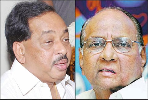 நாராயண் ரானேயுடன் சரத்பவார் திடீர் சந்திப்பு மராட்டிய அரசியலில் பரபரப்பு