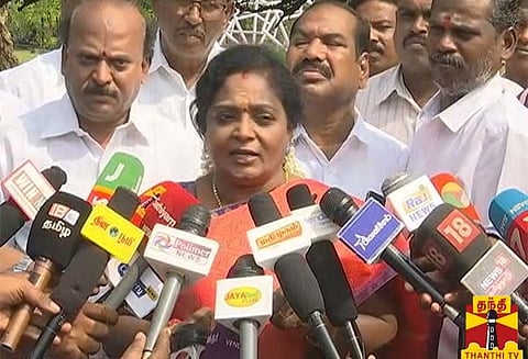 மோடி அலை எந்த காலத்திலும் ஓயாது, மோடி அலை ஓய பெரிய தலை எதுவும் இல்லை -தமிழிசை சவுந்தரராஜன்