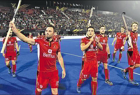 உலக கோப்பை ஆக்கியில் பாகிஸ்தான் அணி வெளியேற்றம் - பெல்ஜியத்திடம் வீழ்ந்தது