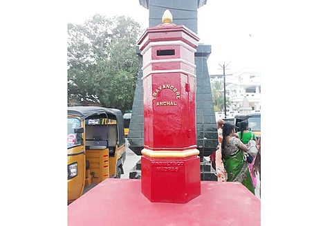 கன்னியாகுமரியில் பயன்பாட்டுக்கு வரும் மன்னர் கால தபால்பெட்டி