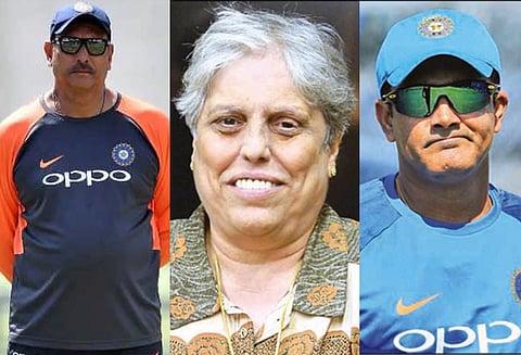 கும்பிளேவுக்கு பதிலாக ரவிசாஸ்திரியை பயிற்சியாளராக நியமித்ததில் விதிமீறல் - டயானா எடுல்ஜி புகார்