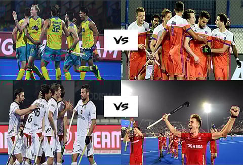 உலக கோப்பை ஆக்கி அரைஇறுதியில் ஆஸ்திரேலியா-நெதர்லாந்து அணிகள் இன்று பலப்பரீட்சை: மற்றொரு ஆட்டத்தில் இங்கிலாந்து-பெல்ஜியம் மோதல்