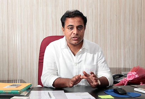 தெலுங்கானா ராஷ்டிர சமிதி செயல் தலைவராக சந்திர சேகர ராவ் மகன் நியமனம்