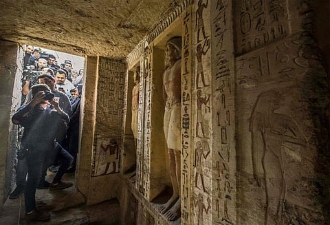 4,400 ஆண்டுகள் பழமையான எகிப்து ராஜ குருவின் கல்லறை கண்டுபிடிப்பு