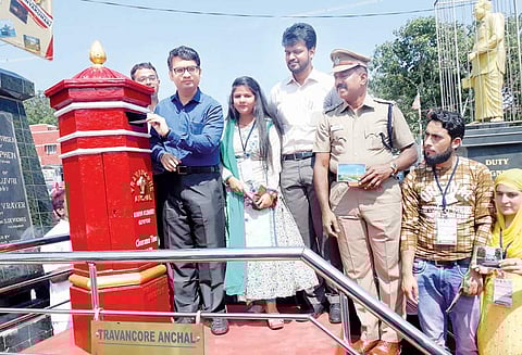 கன்னியாகுமரியில் மன்னர் கால தபால் பெட்டி திறப்பு: கடிதம் எழுத அனைவரும் ஆர்வம் காட்ட வேண்டும் கலெக்டர் பேட்டி