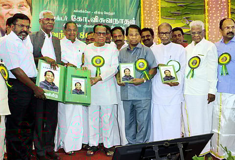 வேலூரை உலக அளவில் உயர்த்தியவர் ஜி.விசுவநாதன் முத்து விழாவில் தலைவர்கள் புகழாரம்