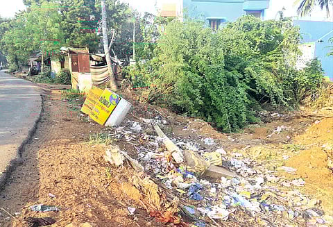 மேட்டுப்பாளையம் ஊராட்சியில் தேங்கி கிடக்கும் குப்பைகளை அகற்ற பொதுமக்கள் கோரிக்கை