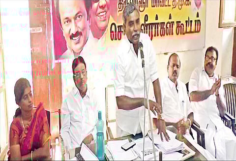 திருவாரூர் மாவட்டத்தில் தி.மு.க. சார்பில் வருகிற 8-ந்தேதி ஊராட்சி சபை கூட்டம் - மு.க.ஸ்டாலின் தொடங்கி வைக்கிறார்