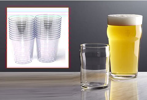 பிளாஸ்டிக் பொருட்களுக்கு தடை எதிரொலி: டாஸ்மாக் ‘பார்’களில் நுழைவு கட்டணம் கண்ணாடி டம்ளர், தண்ணீர் பாட்டில் வழங்க முடிவு