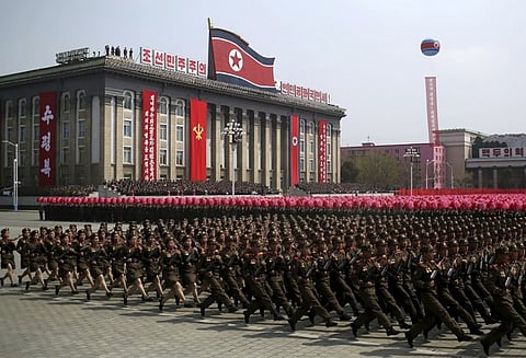 குளிர்கால ஒலிம்பிக் போட்டியையொட்டி பிரமாண்ட ராணுவ அணிவகுப்புக்கு வடகொரியா ஏற்பாடு