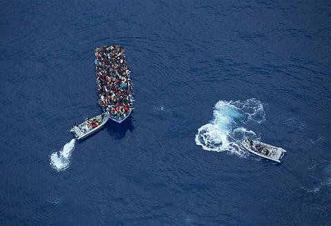 லிபியா கடற்பகுதியில் படகு கவிழ்ந்து 90 பேர் உயிரிழப்பு