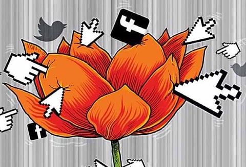 பாரதீய ஜனதாவுக்கு எதிராக போலி கணக்குகள் திவ்யா ஸ்பந்தனா மீது பாரதீயஜனதா குற்றச்சாட்டு