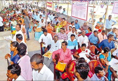 நியாய விலைக்கடை விற்பனையாளர் பணிக்கான நேர்முக தேர்வு 1,446 பேர் பங்கேற்பு