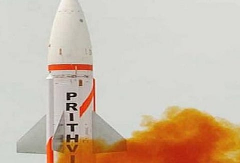 பிருதிவி–2 ஏவுகணை சோதனை வெற்றிகரமாக நடந்தது