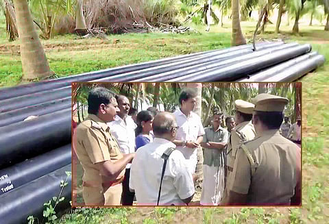 கெயில் நிறுவன பணிகளை தடுக்க முயன்ற 8 பேர் கைது