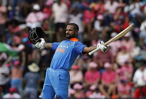 4வது ஒரு நாள் போட்டி: 100வது போட்டியில் சதம் அடித்த ஷிகர் தவான்