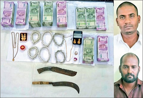 துணை நடிகர் உள்பட 2 பேரிடம் ரூ.24 லட்சம், கார் பறிமுதல்