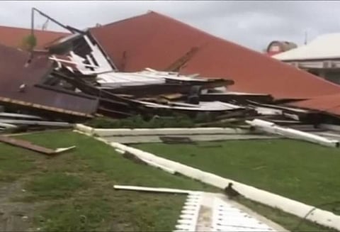 பிஜி தீவுகளின் தெற்கு பகுதிகளை தாக்கிய சக்தி வாய்ந்த சூறாவளி கீதா