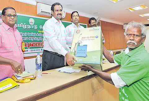 விவசாயிகளுக்கான விழிப்புணர்வு பயிற்சி கலெக்டர் தலைமையில் நடந்தது