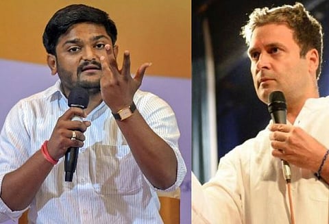 ராகுல் காந்தி எனது தலைவர் இல்லை: ஹர்திக் படேல் சொல்கிறார்