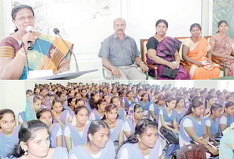 கல்லூரியில் முதலாமாண்டு வகுப்புகள் தொடக்க விழா: “ஆசிரியர்களை, மாணவர்கள் மதித்து நடக்க வேண்டும்”