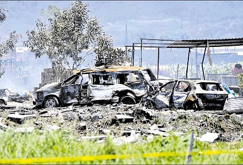 மெக்சிகோவில் பட்டாசு சந்தையில் வெடி விபத்து; 24 பேர் சாவு