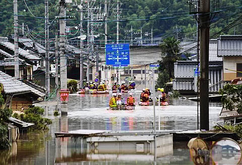 ஜப்பானில் தொடர் மழை மற்றும் நில சரிவுகளால் பலி எண்ணிக்கை 88 ஆக உயர்வு