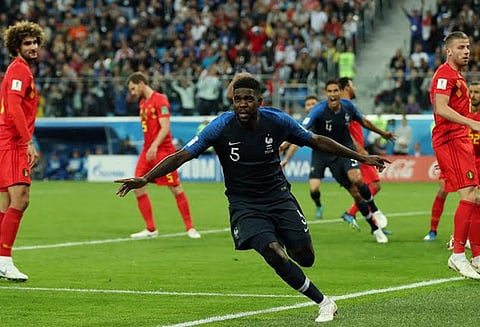 உலகக்கோப்பை கால்பந்து: பெல்ஜியம் அணிக்கு எதிரான அரையிறுதிப் போட்டியில் பிரான்ஸ் அணி வெற்றி - இறுதிப்போட்டிக்கு தகுதி