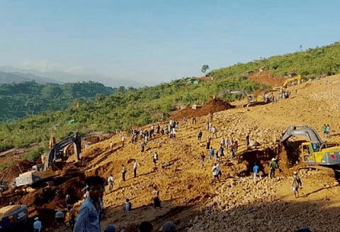 மியான்மரில் சுரங்கத்தில் நில சரிவு; 27 தொழிலாளர்கள் பலி