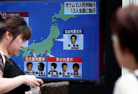 ஜப்பான் விஷவாயு தாக்குதல் குற்றவாளிகள் 6 பேருக்கு மரண தண்டனை நிறைவேறியது