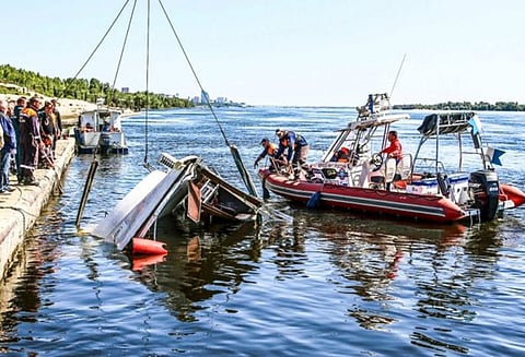 ரஷியாவில் படகுகள் மோதலில் 10 பேர் சாவு