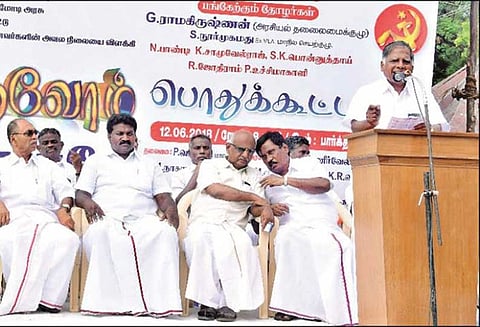 கருத்து சுதந்திரத்தை பறிக்கும் நடவடிக்கையை அரசு கைவிட வேண்டும் ஜி.ராமகிருஷ்ணன் பேட்டி